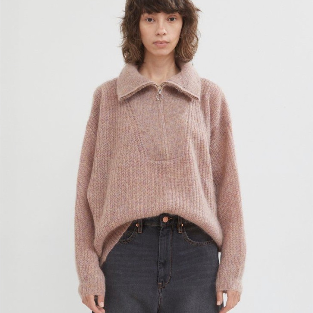 Isabel Marant Étoile Cyclan pink sweater sz 34
